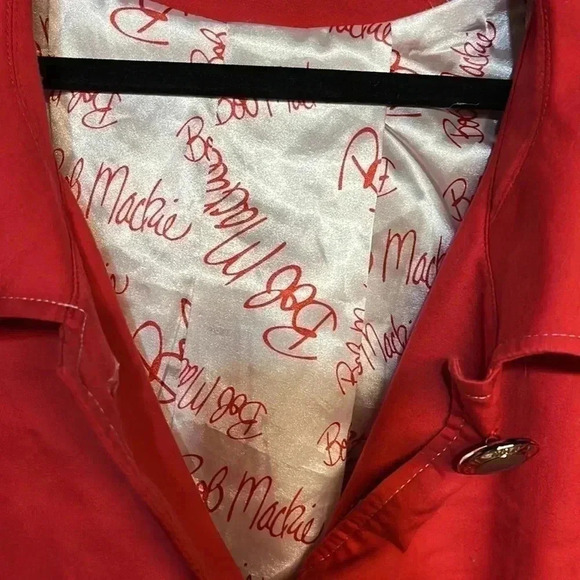 BOB MACKIE jacket Size XL RED - Picture 4 of 5